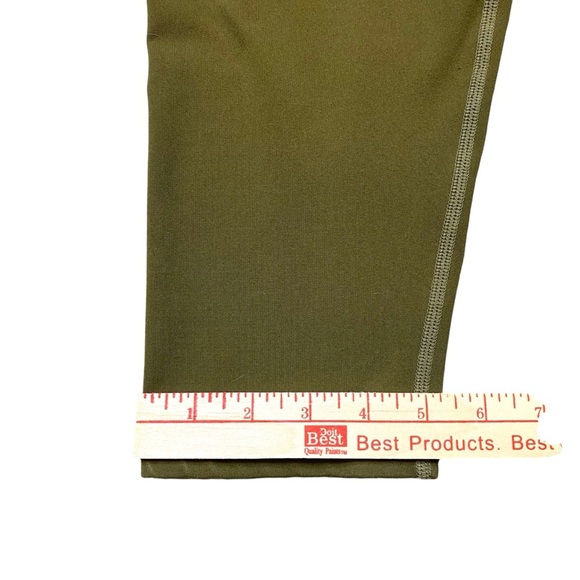 FBF Body Leggings 2X Plus Size High Waisted Olive Green Curvy Friendly - Picture 9 of 10